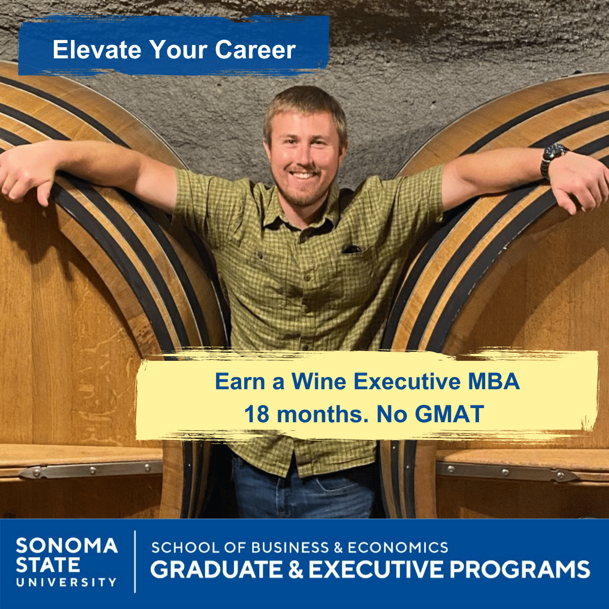 Sonoma State University School of Business Executive Wine MBA Graduate